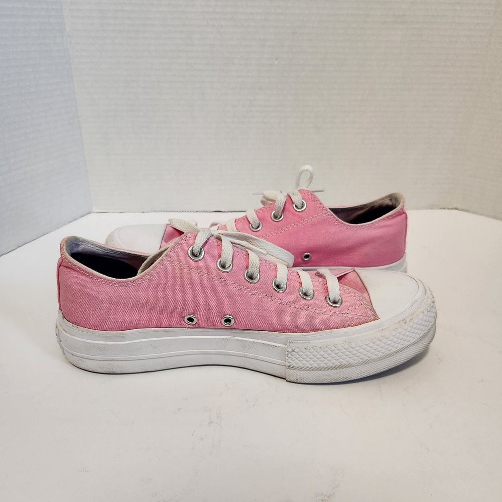 Converse Chuck Taylor All Star Lift Platform Pink Womens Size 9 Mens 7 - Picture 6 of 8